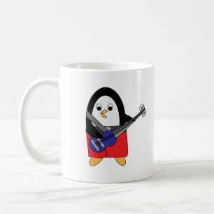 Penguin Bass Speler Schattige Koffiemok