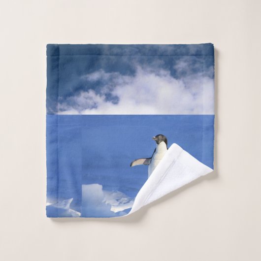 Penguin Bathroom Towel Set Bad Handdoek (Wasdoekje)