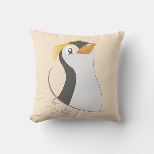 Penguin-Be-kool Kussen (Voorkant)