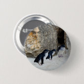 Penguin Beach House Ronde Button 5,7 Cm (Voorkant /achterkant)