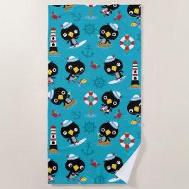 Penguin Beach Towel Strandlaken