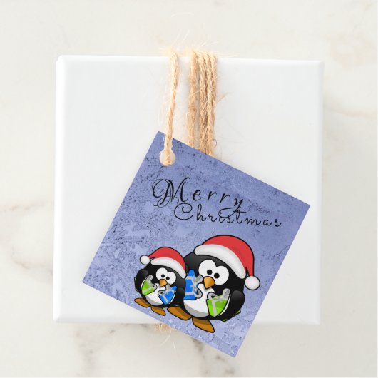 Penguin bedankjes labels (In situ)