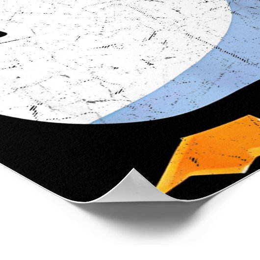 Penguin Belly Men Women Kids Penguin Costume  Poster (Hoek)