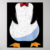 Penguin Belly Men Women Kids Penguin Costume  Poster (Voorkant)