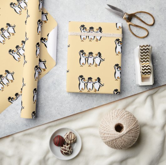 Penguin Best Friends Afstuderen Cadeaupapier (Crafts)
