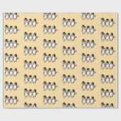 Penguin Best Friends Afstuderen Cadeaupapier (Vlak)