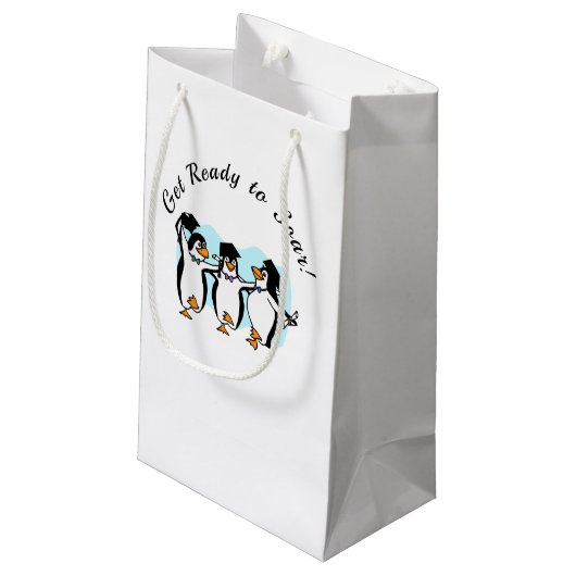 Penguin Best Friends Afstuderen Klein Cadeauzakje (Achterkant Gekanteld)