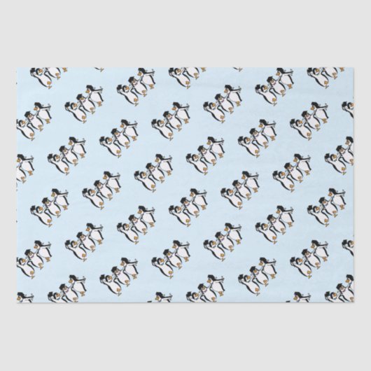 Penguin Best Friends Afstuderen Tissuepapier (Voorkant)