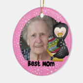 Penguin Best Mam Photo Keepomwille Ornament (Links)