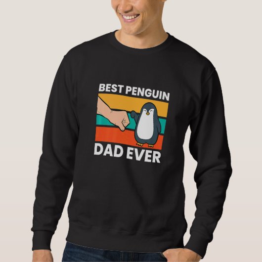 Penguin Best Penguin Dad Ever Trui (Voorkant)