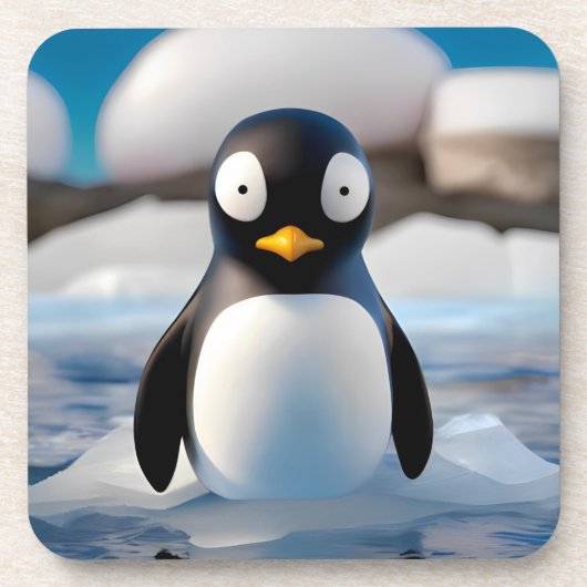Penguin Bier Onderzetter (Voorkant)