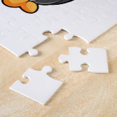 Penguin bij Bowling met Bowling-bal Legpuzzel (Zijkant)