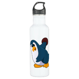 Penguin bij Bowling met Bowling-bal Waterfles