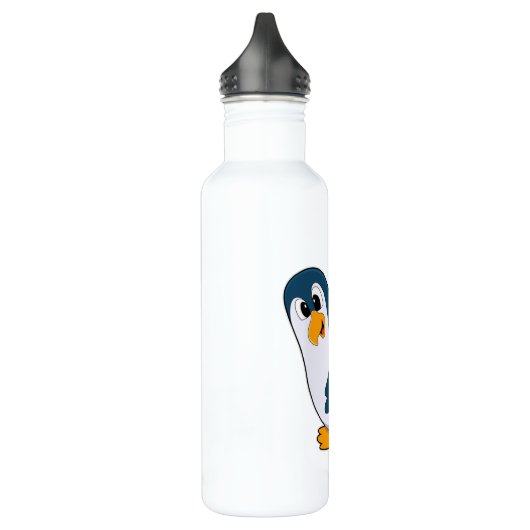 Penguin bij Bowling met Bowling-bal Waterfles (Links)