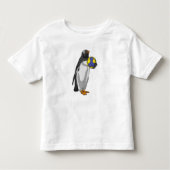 Penguin bij Handball Sports Kinder Shirts (Voorkant)