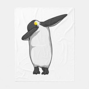 Penguin bij Hip Hop Dance Dab Fleece Deken