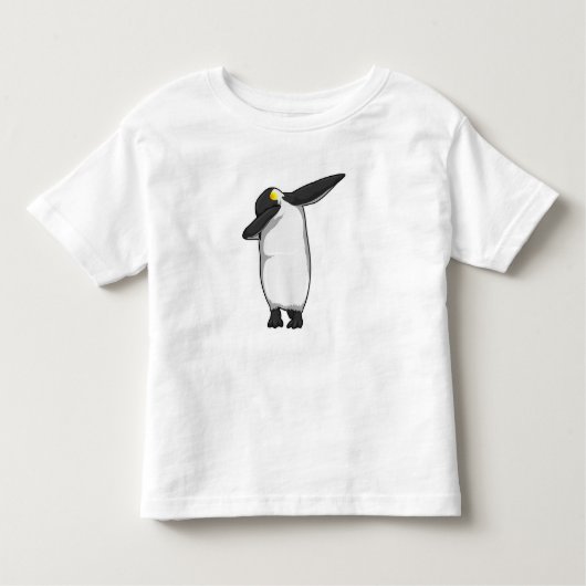 Penguin bij Hip Hop Dance Dab Kinder Shirts (Voorkant)