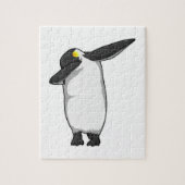 Penguin bij Hip Hop Dance Dab Legpuzzel (Verticaal)