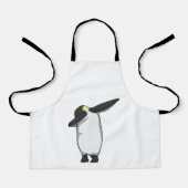 Penguin bij Hip Hop Dance Dab Schort (Voorkant)