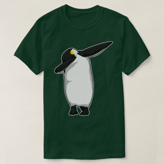 Penguin bij Hip Hop Dance Dab T-shirt (Design voorkant)
