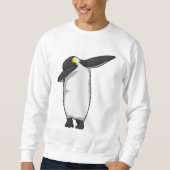 Penguin bij Hip Hop Dance Dab Trui (Voorkant)