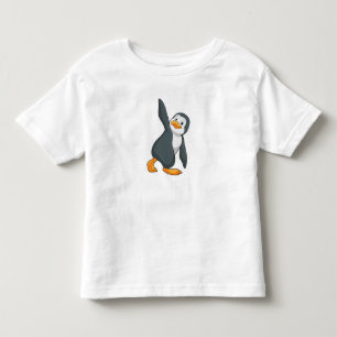 Penguin bij Yoga Stretching Kinder Shirts