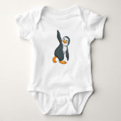 Penguin bij Yoga Stretching Romper (Voorkant)