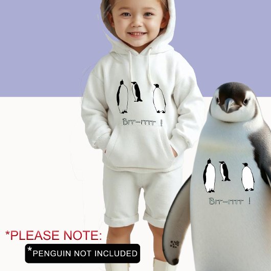 Penguin Bird Antarctic Gepersonaliseerde Winter Wh