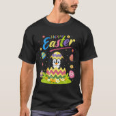 Penguin Bird Lover Funny Easter Egg Penguin Happy T-shirt (Voorkant)