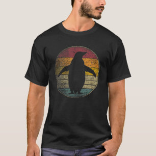 Penguin Bird Natuur Ocean Zee Vintage Distress R T-shirt