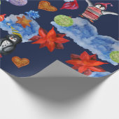 Penguin Birds Wrapping Paper Cadeaupapier (Hoek)