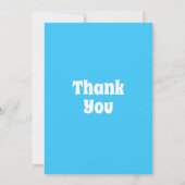 Penguin Birthday Bedankkaart (Achterkant)