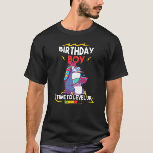 Penguin Birthday Boy Tijd om VideoSpel B op te waa T-shirt