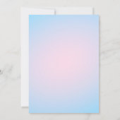 Penguin Birthday Invitation, Winter Onederland Kaart (Achterkant)