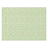 Penguin Birthday Party Green Tafelkleed (Voorkant (Horizontaal))