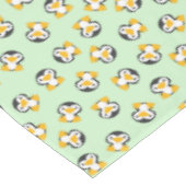Penguin Birthday Party Green Tafelkleed (Gekanteld)