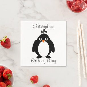 Penguin Birthday Party Servetten