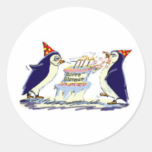 PeNgUiN BiRtHdAy Ronde Sticker