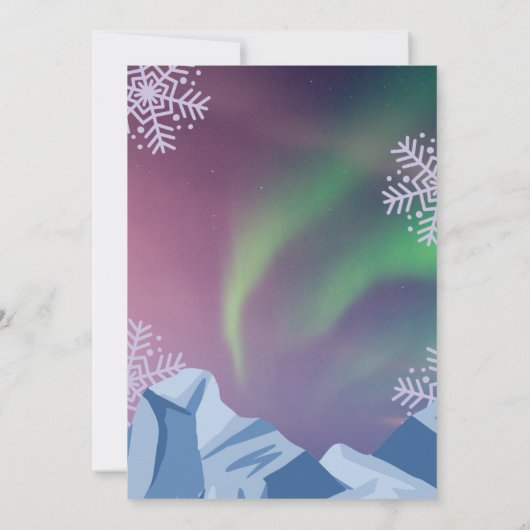 Penguin Birthday Uitnodiging (Achterkant)