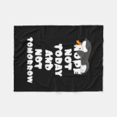 Penguin Blanket | Penguin Lover Blanket Fleece Deken (Voorkant (Horizontaal))