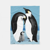 Penguin Blankets Fleece Deken (Voorkant)