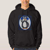Penguin Blue Earmuffs Shirt (Voorkant)