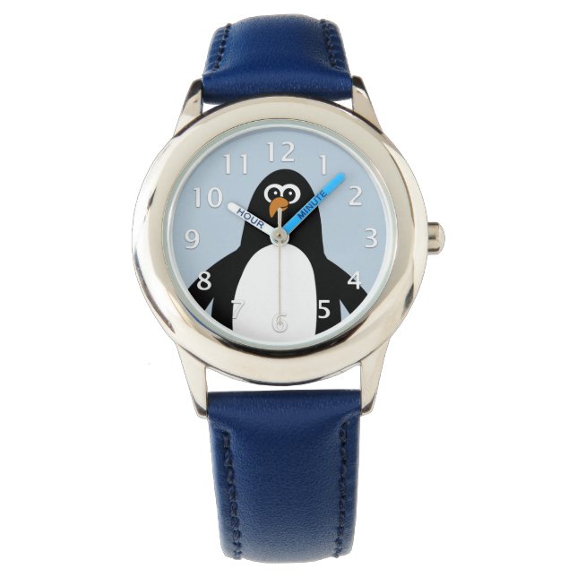 Penguin Blue Horloge (Voorkant)