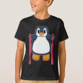 Penguin Bodybuilder Pull-ups T-shirt (Voorkant)