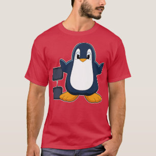 Penguin Bodybuilding Dumbbell T-shirt