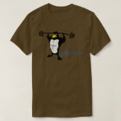 Penguin Bodybuilding Workout Diet, pompijzer T-shirt (Design voorkant)