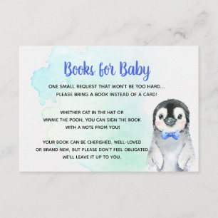 Penguin Books for Baby Card Boy Informatiekaartje