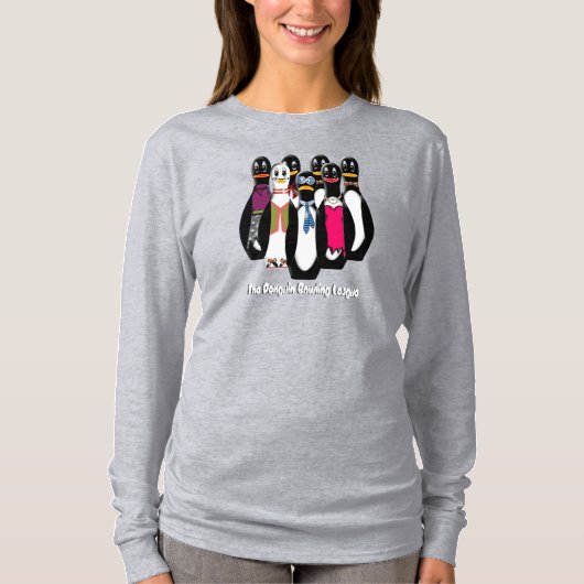 Penguin Bowling League T-shirt (Voorkant)