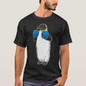 Penguin Boxer Boxing-handschoenen T-shirt (Voorkant)