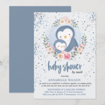 Penguin Boy Baby shower per post